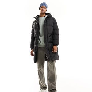 Longline puffer jacket, M